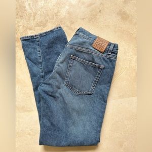 Toteme twisted seam jeans - dark blue